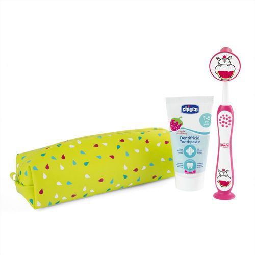Set Dentaire Rose 6m+ Chicco Pour Bébé