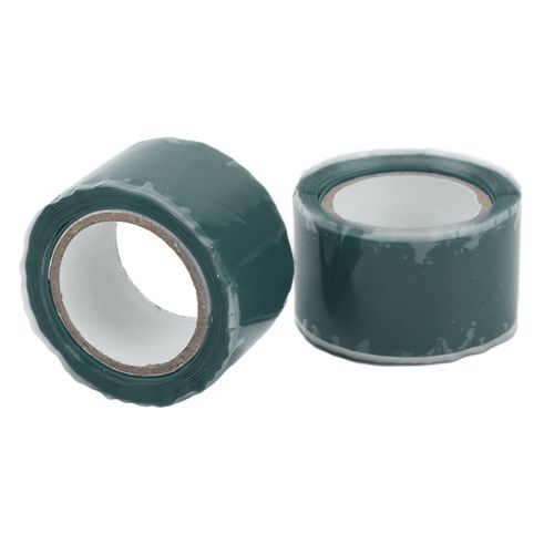 Bandes adhésives en Silicone auto-fusionnantes, 2 pièces, ruban adhésif imperméable d'isolation pour la réparation de tuyaux d'eau, vert