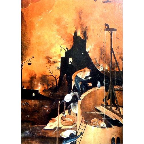 Bosch Jérôme Lot 4 Cartes Postales Tableaux Peinture