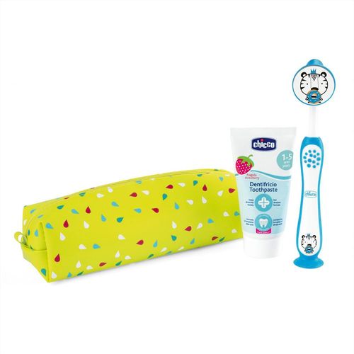 Set Dentaire Bleu 6m+ Chicco Pour Bébé