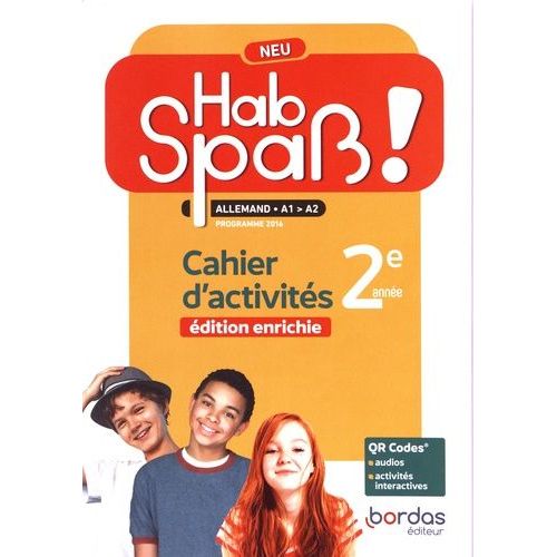 Allemand 2e Année A1-A2 Hab Spass ! Neu - Cahier D'activités