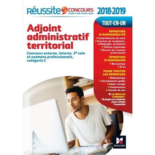 Adjoint Administratif Territorial - Concours Externe, Interne Et Examens Professionnels Catégorie C