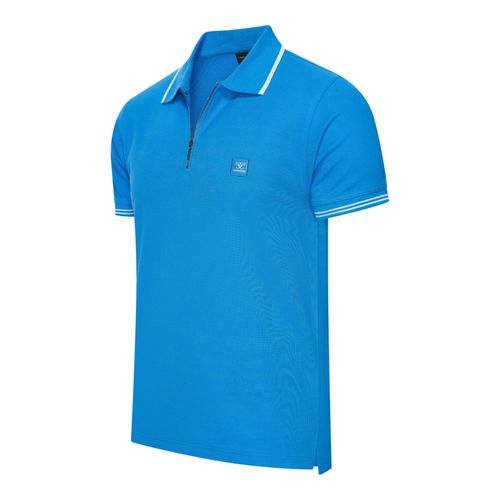 Cappuccino Italia Polo Zip Polo Torino Bleu