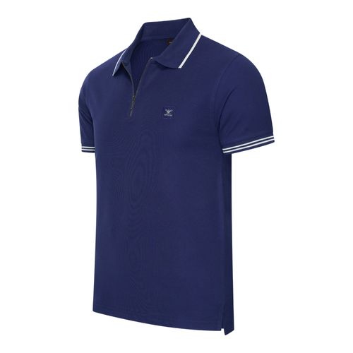 Cappuccino Italia Polo Zip Polo Torino Bleu