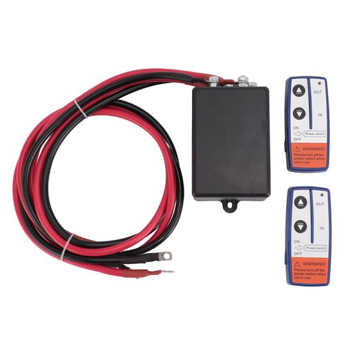 Relais de treuil électrique 250A 12V avec 2 télécommandes, boîte de commande de treuil, relais pour véhicules de grue de tracteur ATV
