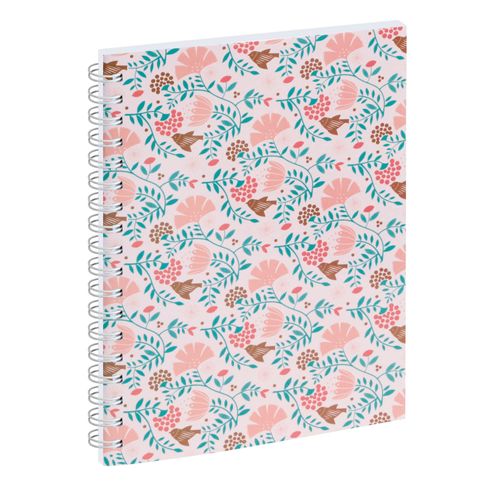 Exacompta Carnet Hebdo-Malin Mini Labo 21 X 15 Cm Oiseaux