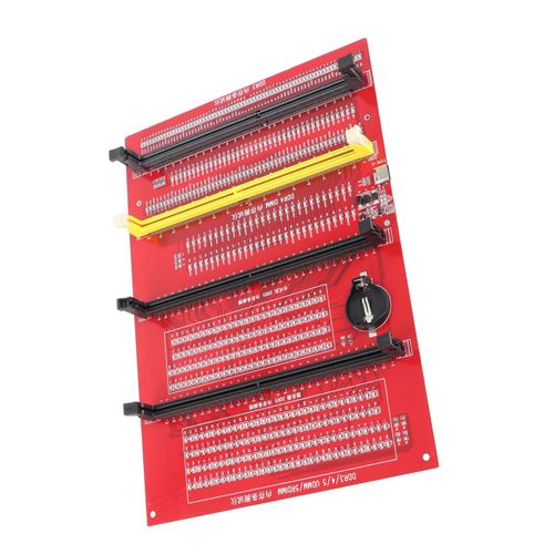 Analyseur de Diagnostic de mémoire RAM 4 en 1, carte de test DDR3 DDR4 DDR5UDMM DDR5RDIMM avec lumière