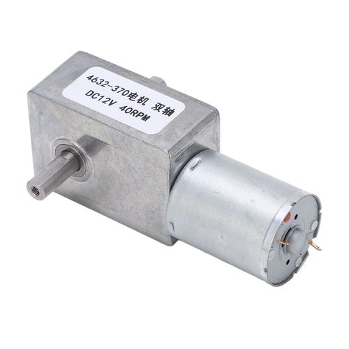 Moteur à engrenages cc 40 tr/min, capacité de charge élevée, réducteur de vitesse, remplacement de moteur DC12V