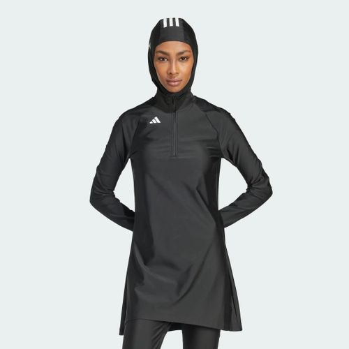 Haut De Maillot De Bain Manches Longues 3 Bandes Adidas Performance Iek02 - 42