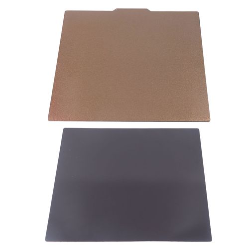 Plaque d'acier PEI Double face forte adhérence plaque de caoutchouc magnétique à démoulage facile pour imprimante 3D Voron 350X350mm/13.78X13.78in