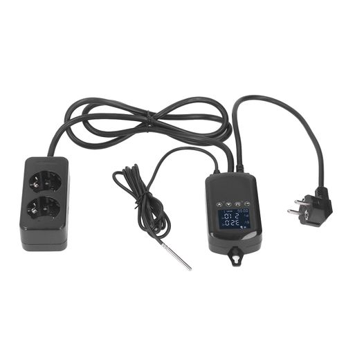 Thermostat numérique -50 à 99 ¡æ Régulateur de température pour lampe à tapis chauffant 16A 3680W