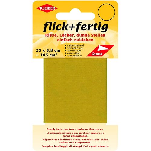 Kleiber Set De Réparation Flick + Fertig, Jaune