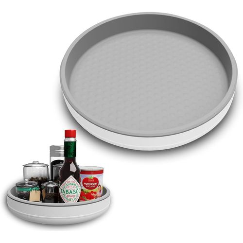Gothicana By Emp1 Lot De 25,4 Cm Antidérapants Lazy Susan Pour L'organisation Et Le Rangement Du Garde-Manger, Cuisine, Armoire, Réfrigérateur, Coiffeuse De Salle De Bain, Comptoir, Organisation Sous
