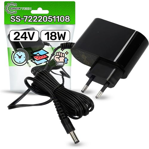 Chargeur Aspirateur Sans Fil 24V 18W 1960 Mm Avec Code Original Ss-7222051108 Pour Rowenta X-Pert 6.60 - Garantie De 5 Ans -