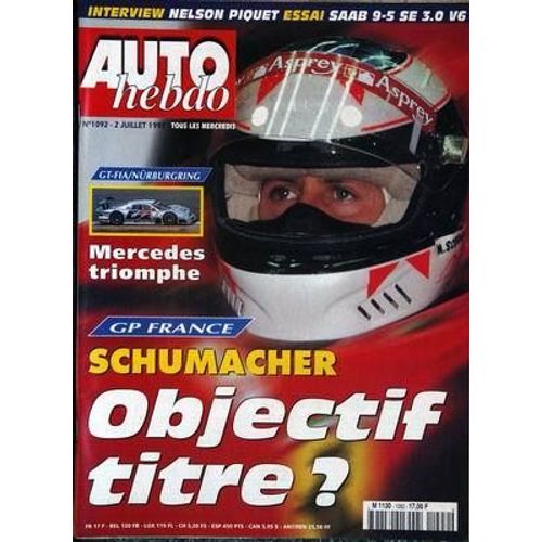 Auto Hebdo N° 1092 Du 02/07/1997
