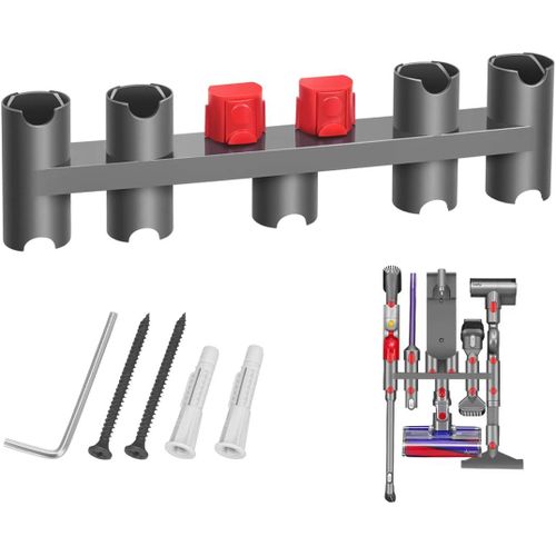 Support Accessoires Pour V11 V10 V8 V7 V15 Sv10 Sv11, Support Mural Organisateur Pour Aspirateur Balai Avec 9 Pr S De Rangement