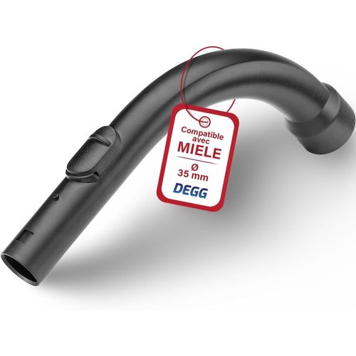 Poignée De Rechange Pour Aspirateur Miele - 35Mm - Pièces D'Aspirateur - Compatible Avec Le Système À Clics Miele - Qualité Premium