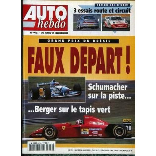 Auto Hebdo N° 976 Du 29/03/1995