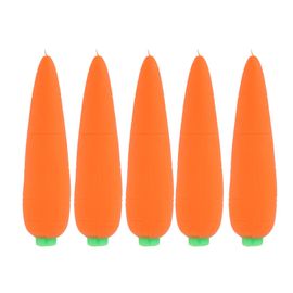 CONNOR Lot de 16 jouets squishies en forme de carotte, balle elastique et extensible, jouets sensoriels mignons pour soulager le stress, pour enfants et adultes