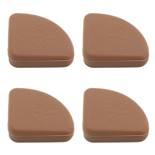 Connor Lot De 30 Protections De Bord De Meubles En Silicone Souple Et Mince Pour Enfants Et Nourrissons, Marron