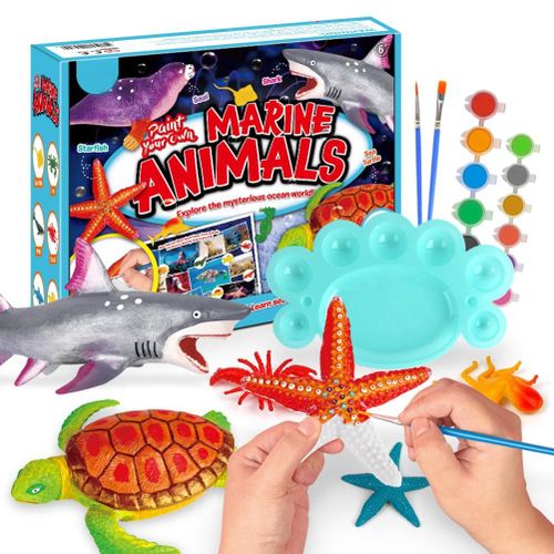CONNOR Kit de peinture d'animaux marins et oceaniques pour enfants, jouets, cadeaux creatifs pour garCons et filles