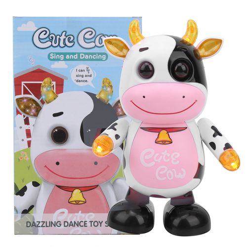 CONNOR Jouet de vache dansante electrique, robot musical clignotant et dansant, cadeau pour enfants