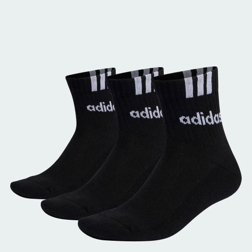 Chaussettes Mi-Mollet Matelassées 3-Stripes Linear (Lot De 3 Paires) Adidas Sportswear Ebb51 - 40-42