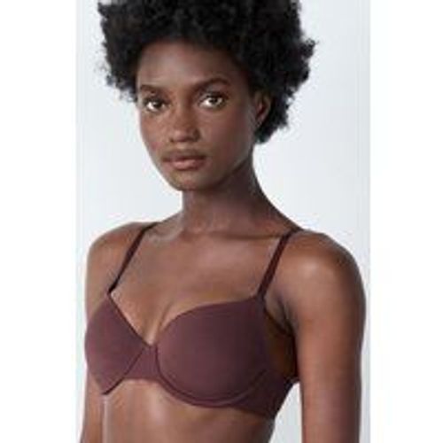 Soutien-Gorge N.4 - Le Coques Fines - Pure Fit® - 90c - Marron Chocolat - Femme - Etam