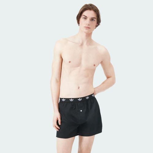Boxer Taille Toile Coton Comfort Core Icon (Lot De 2) Adidas Originals Obe60 - S