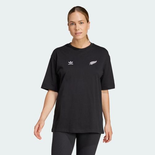 T-Shirt Boyfriend All Blacks Essentials Adidas Performance Kpq26 - S