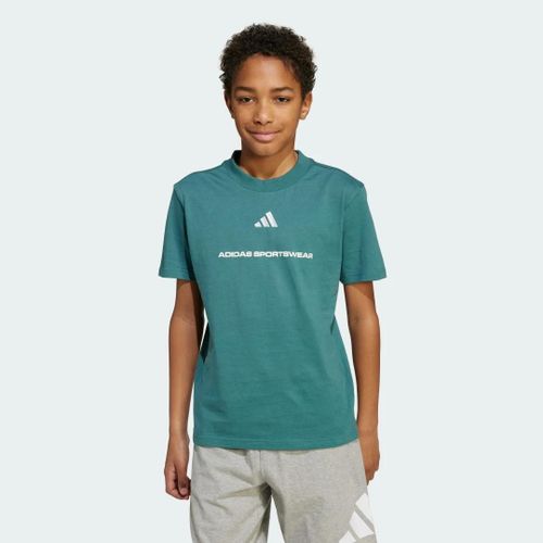 T-Shirt Jersey Adidas Boys Slogan Enfants Adidas Sportswear Nq164 - 13-14 Ans