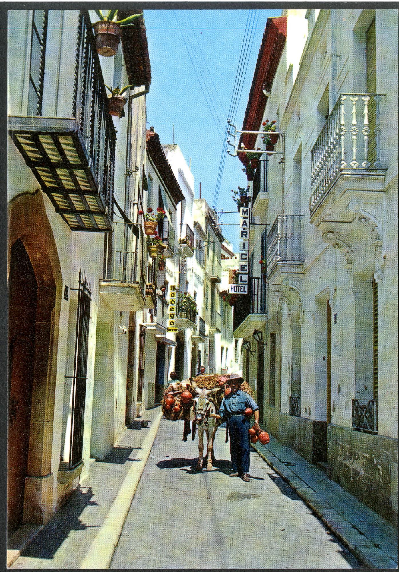 Carte Postale N° 523, Sitges, Calle Tipica, 1989