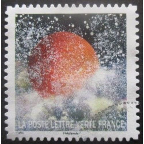 France Autoadhésif N°1332 Planète Mars Oblitéré