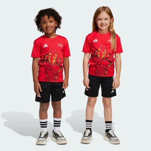 Ensemble T-Shirt Adidas Marvel Iron-Man Adidas Sportswear Krg64 - 4-5 Ans