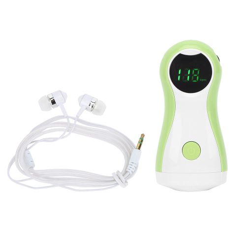 Connor Moniteur De Frequence Cardiaque Pour Bebe, Portable Et Leger, Avec Ecran Lcd, Doppler Fotal, Abs, Vert