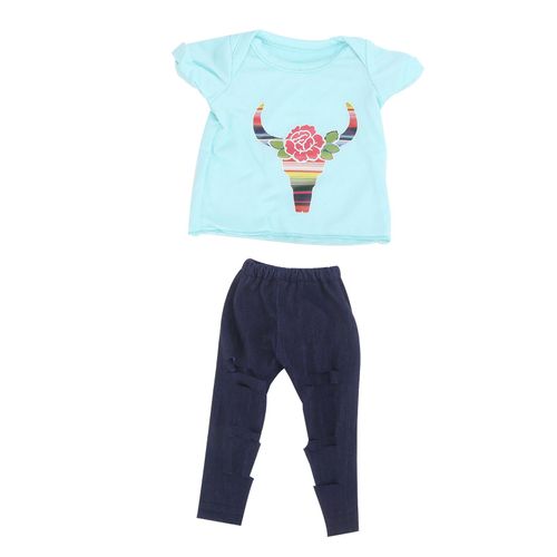 CONNOR ensemble de vetements pour poupee de 45 cm, pantalon, chemise a manches courtes, vetements pour nouveau-ne, QD18-052