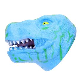 CONNOR Marionnette a main dinosaure de dessin anime, jouet racontant des histoires, gants, bleu