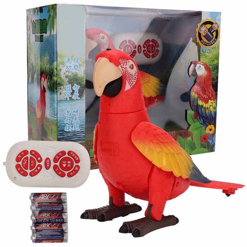 CONNOR Jouet animal realiste a telecommande intelligente pour enfants (rouge)