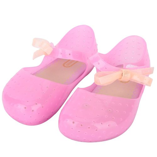 Connor Mini Chaussures Brillantes Pour Filles, Sandales A Noud Et Lumieres Led (Rose 30)