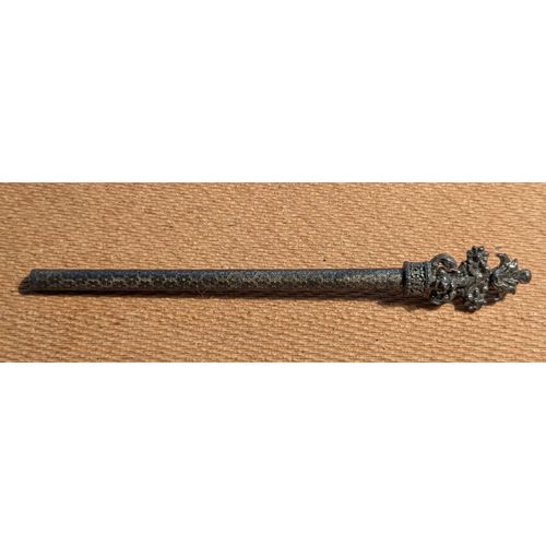 Tige De Stylo Bille En Métal Argenté