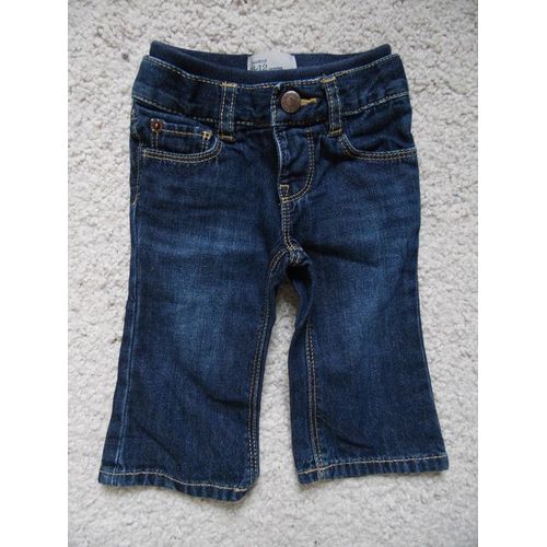 Jean Bébé Fille Avec Taille Élastiquée Taille 6/12 Mois Idée Cadeau