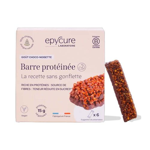 Barre Protéinée (6x30g)|Chocolat Noisette| Barres Protéinées|Epycure 