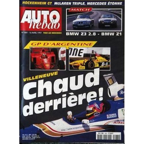 Auto Hebdo N° 1081 Du 16/04/1997