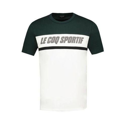 Tee Shirt Manches Courtes Le Coq Sportif Contemporain Sp Tee Ss N1 M Blanc Xs