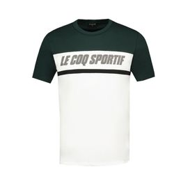 Tee Shirt Manches Courtes Le Coq Sportif Contemporain Sp Tee Ss N1 M Blanc Xs
