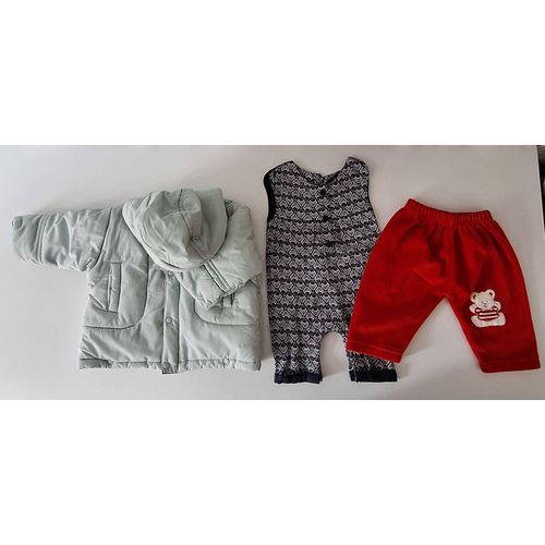 Lot De 3 Vêtements Bébé Fille Un Mois