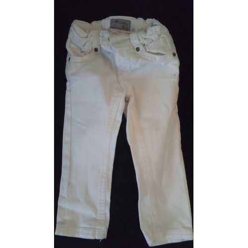 Pantalon Blanc Bébé Fille Taille 12 Mois Idée Cadeau