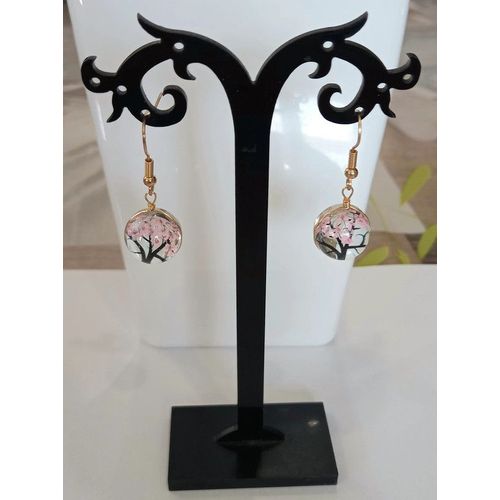Boucles D'Oreilles Cerisier Japonnais