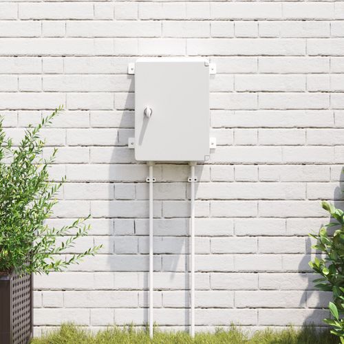 Vidaxl Armoire De Contrôle Ip65 Étanche Grise 25x13x33 Cm En Plastique Abs