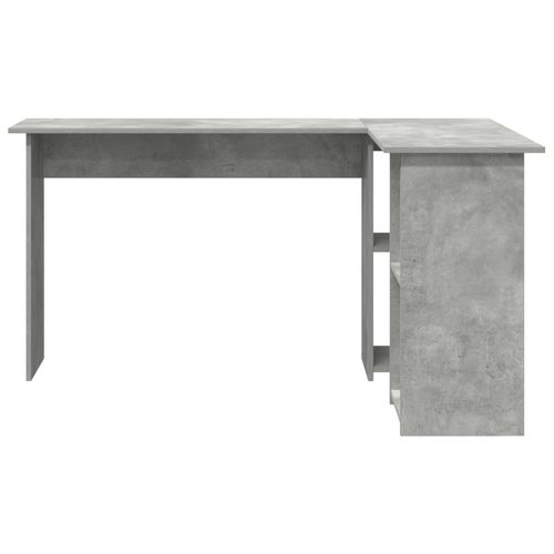Vidaxl Bureau Gris Béton Gris Béton Panneau De Particules Bureau D'ordi